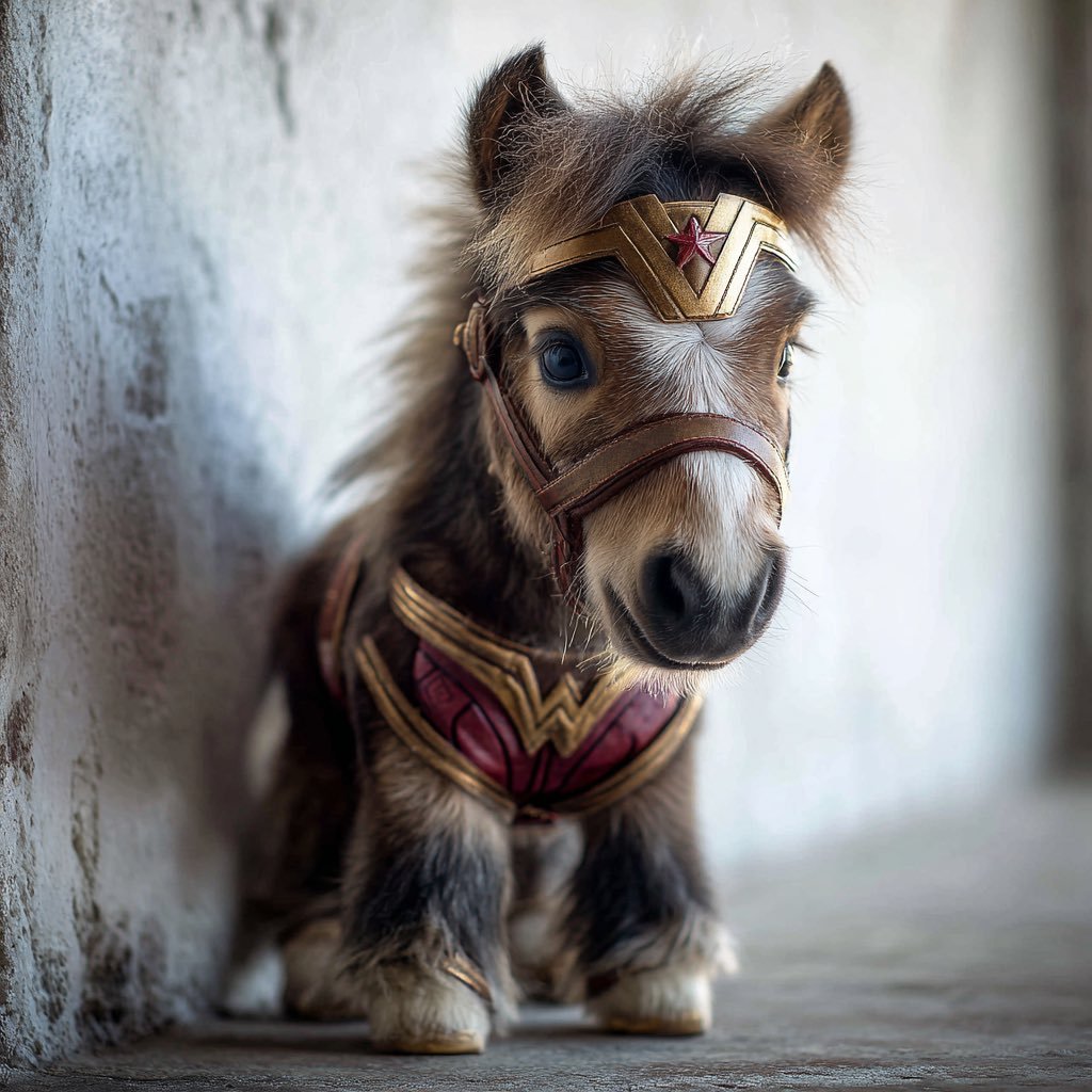 Scooby-Doo as a horse
